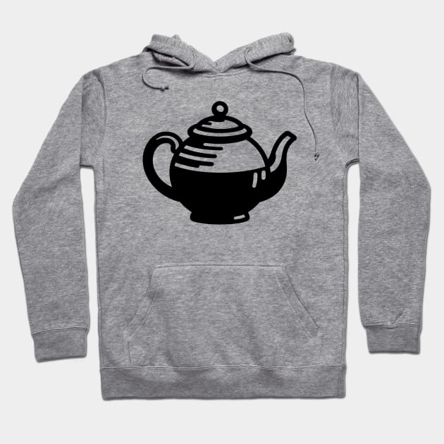 Teapot Hoodie by KayBee Gift Shop